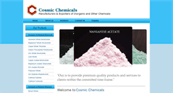 Desktop Screenshot of cosmicchemicals.com